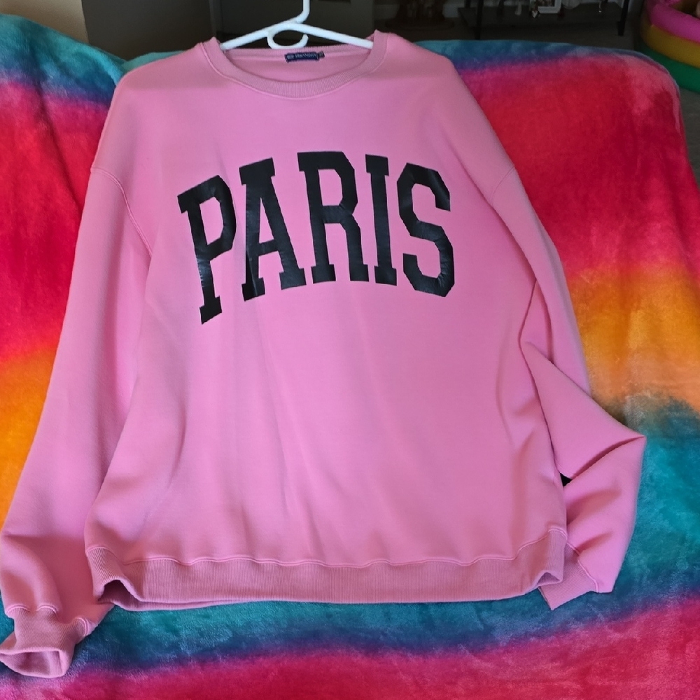 Pink Scuba Paris Sweatshirt